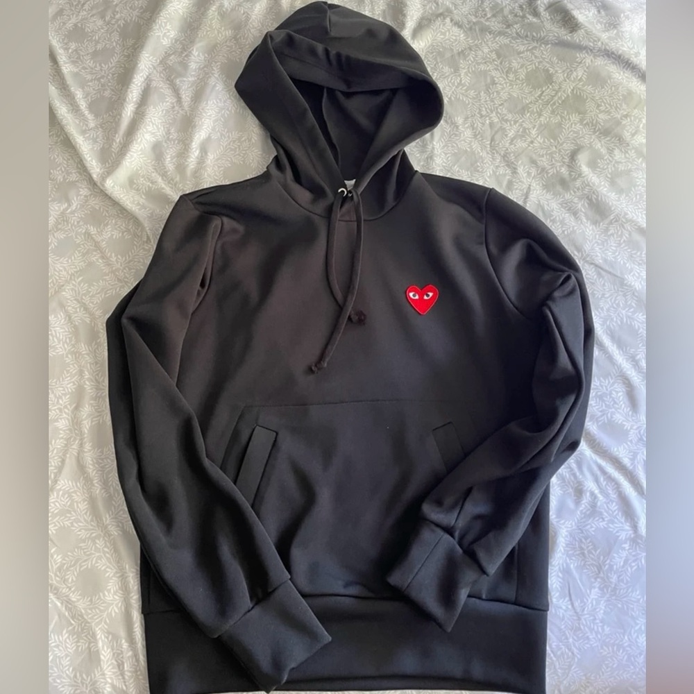Comme des Garçons PLAY Hoodie 'Black' Size Female Large